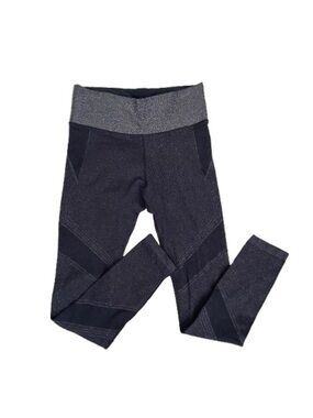 ATHLETA Women’s M Leggings - Heather Navy & Gray - Seamless Activewear